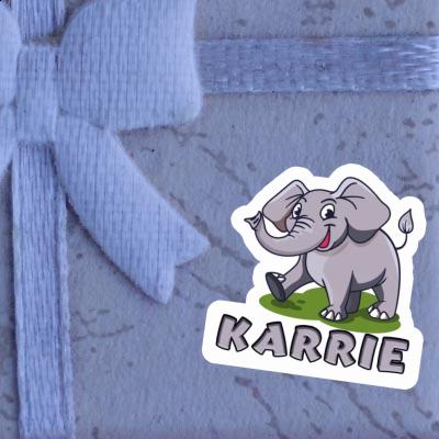 Aufkleber Karrie Elefant Gift package Image