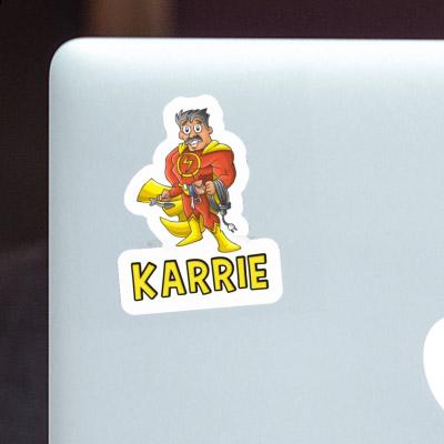 Sticker Electrician Karrie Notebook Image