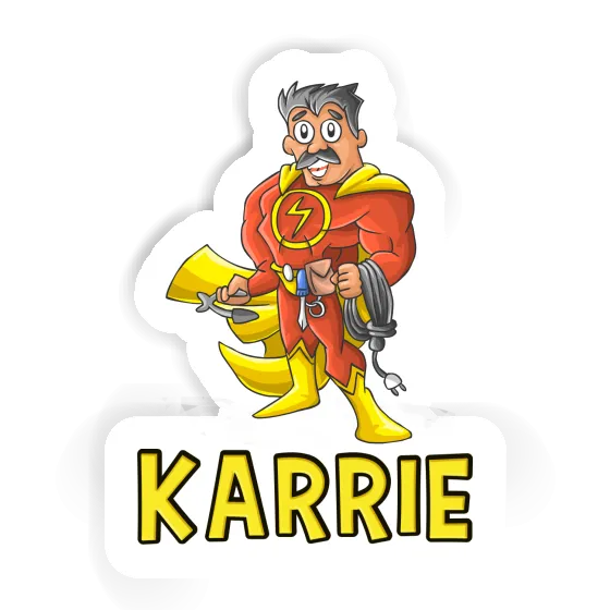 Sticker Electrician Karrie Laptop Image