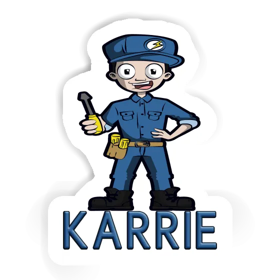 Karrie Sticker Electrician Notebook Image