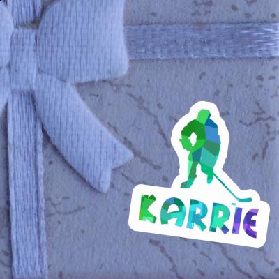 Sticker Hockey Player Karrie Image