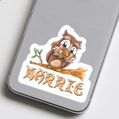 Karrie Sticker Owl Notebook Image