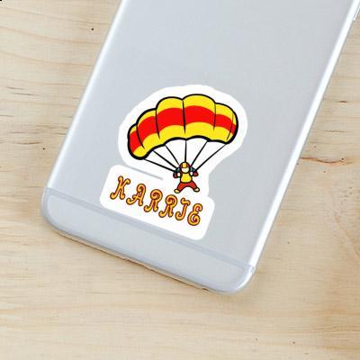 Sticker Karrie Parachute Laptop Image