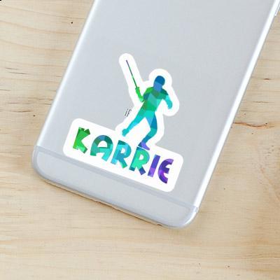 Sticker Fencer Karrie Notebook Image