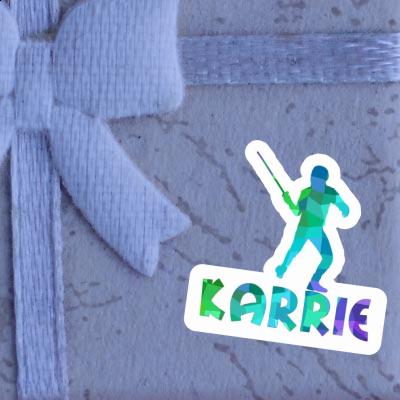 Sticker Fencer Karrie Notebook Image