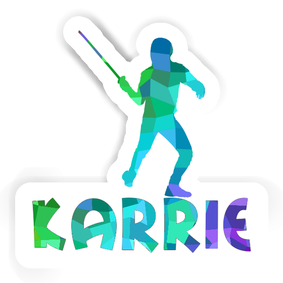 Sticker Fencer Karrie Laptop Image