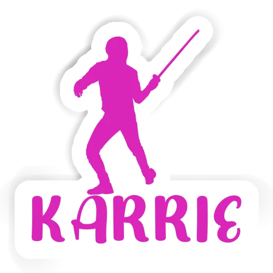 Karrie Sticker Fencer Laptop Image