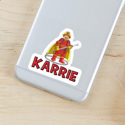 Karrie Sticker Firefighter Image