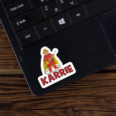 Karrie Autocollant Pompier Laptop Image