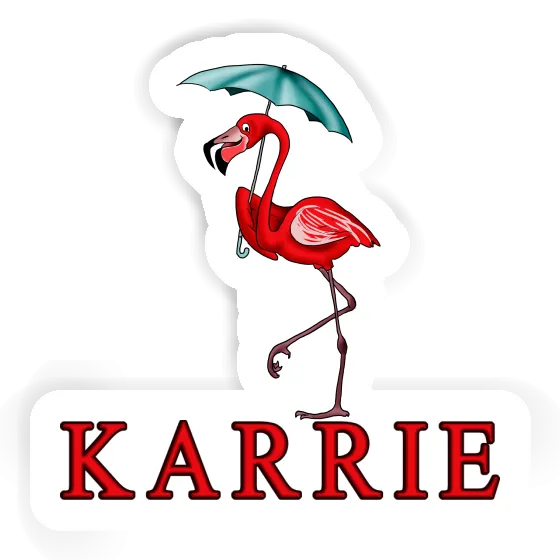 Flamingo Sticker Karrie Laptop Image