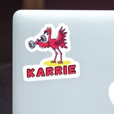 Sticker Karrie Gewichtheber Notebook Image