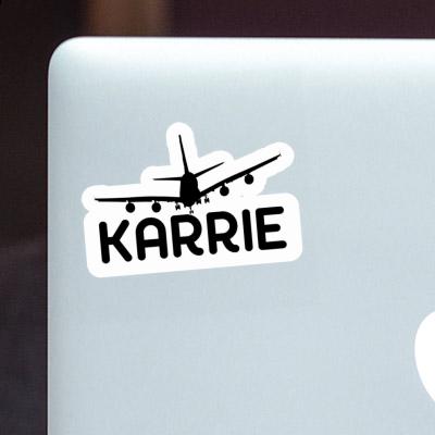 Sticker Karrie Airplane Notebook Image