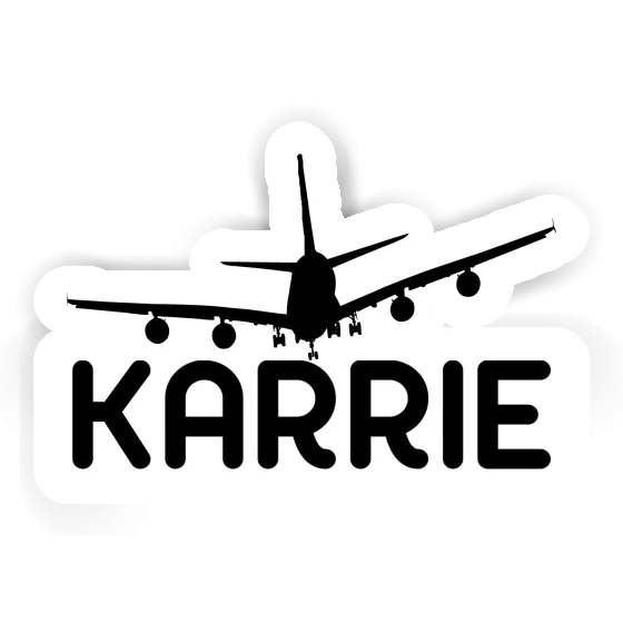 Sticker Karrie Airplane Gift package Image