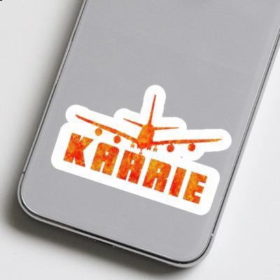 Sticker Karrie Airplane Gift package Image