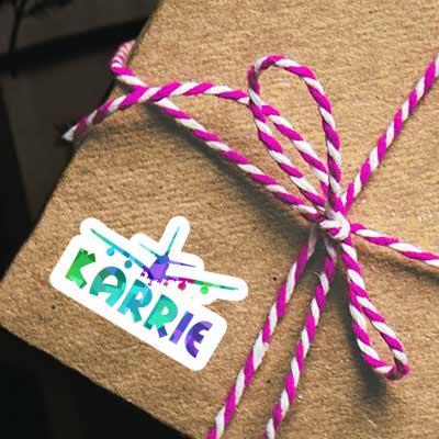 Sticker Airplane Karrie Gift package Image