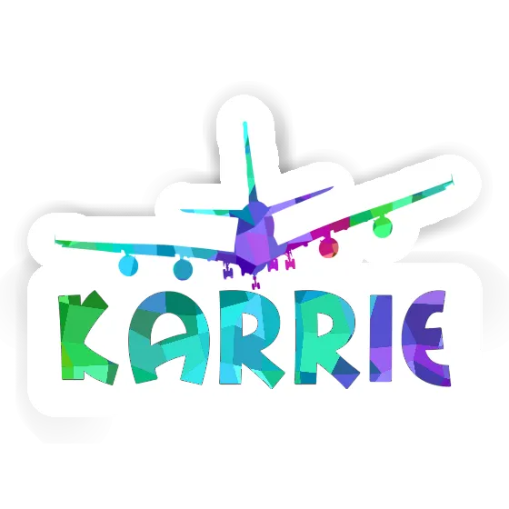 Sticker Airplane Karrie Gift package Image