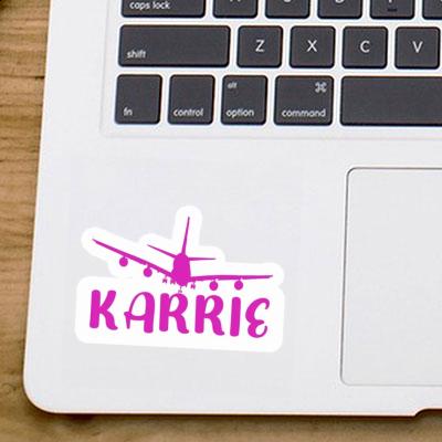 Sticker Karrie Flugzeug Image