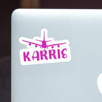 Sticker Karrie Flugzeug Image