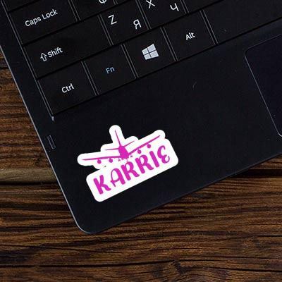 Sticker Karrie Flugzeug Laptop Image