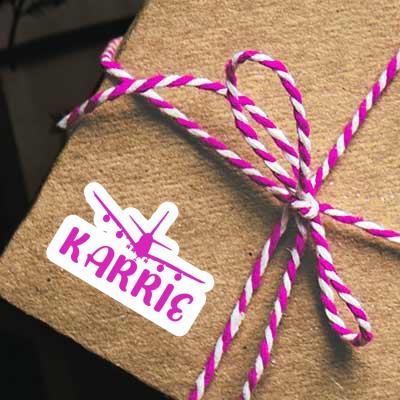 Sticker Karrie Flugzeug Gift package Image