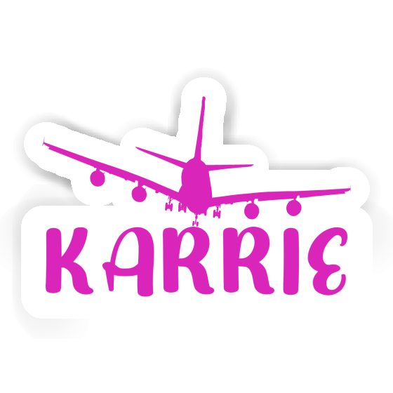 Sticker Karrie Flugzeug Laptop Image