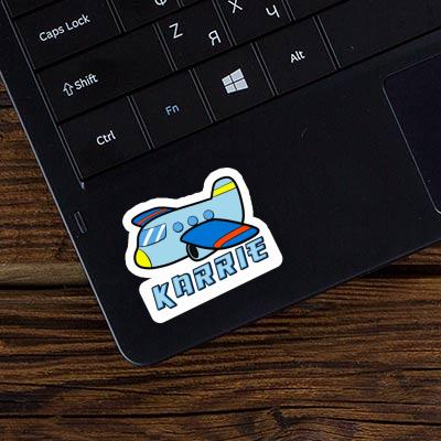 Airplane Sticker Karrie Notebook Image