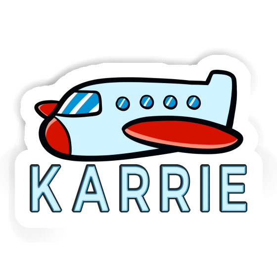 Sticker Airplane Karrie Notebook Image