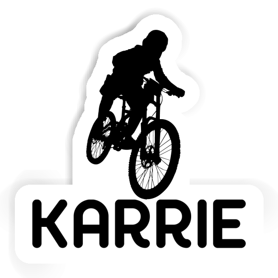 Karrie Autocollant Freeride Biker Laptop Image