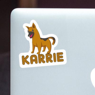 Aufkleber Karrie Schäferhund Laptop Image