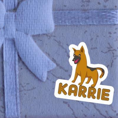 Aufkleber Karrie Schäferhund Gift package Image