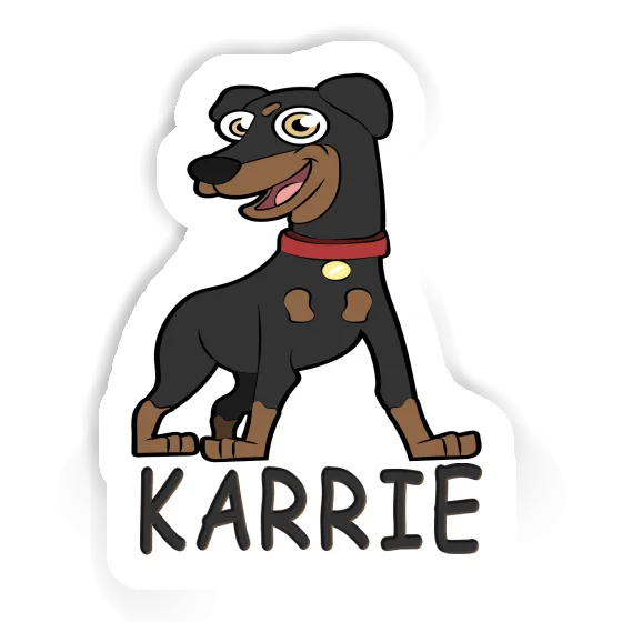 Sticker Karrie Pinscher Notebook Image