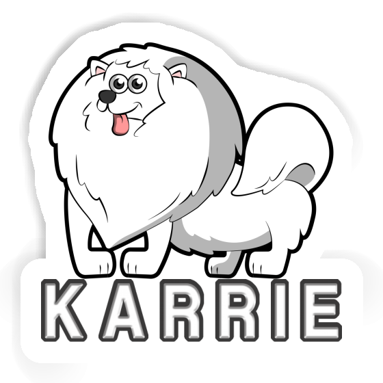 Karrie Sticker German Spitz Notebook Image