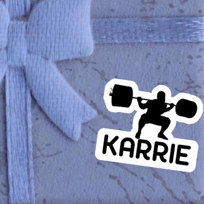 Karrie Sticker Weightlifter Laptop Image