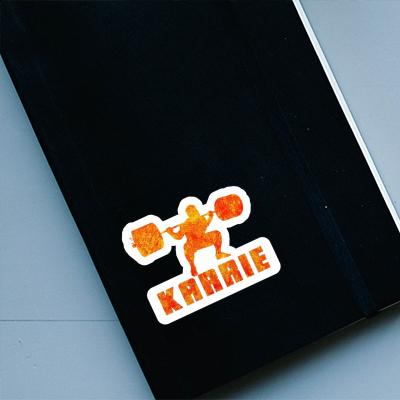 Sticker Karrie Gewichtheber Image