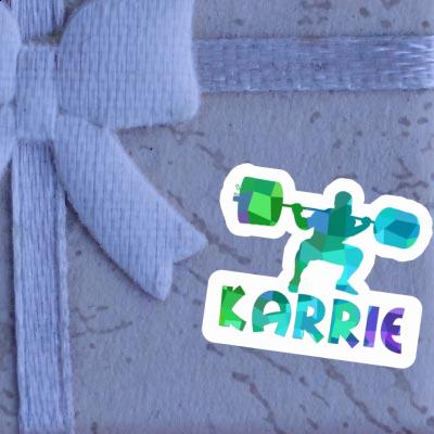 Sticker Karrie Weightlifter Laptop Image