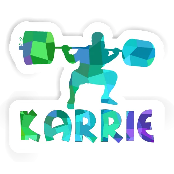 Gewichtheber Sticker Karrie Gift package Image