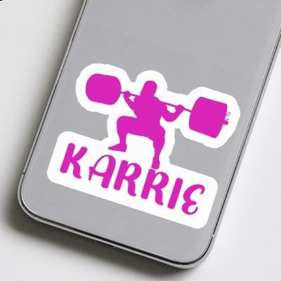 Sticker Karrie Weightlifter Notebook Image