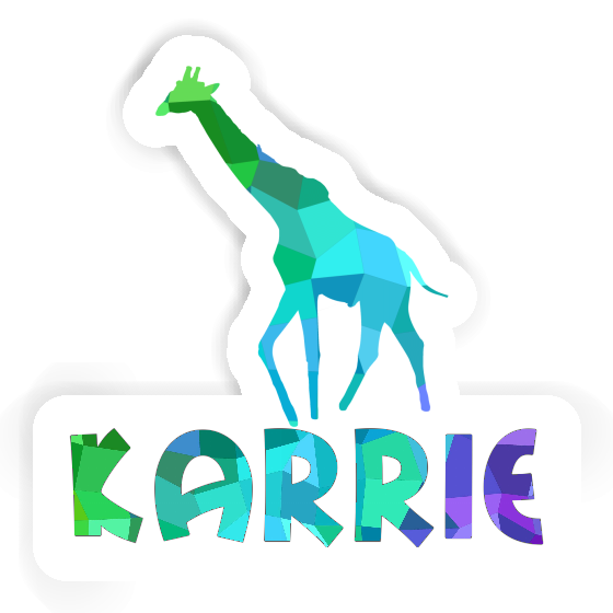 Sticker Karrie Giraffe Laptop Image