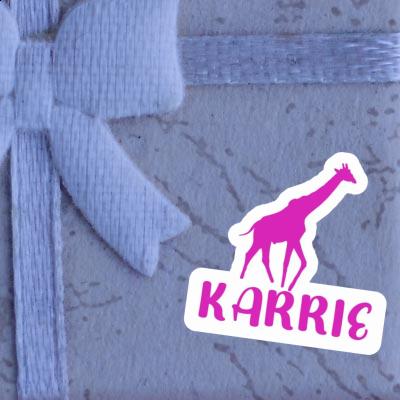 Aufkleber Karrie Giraffe Notebook Image