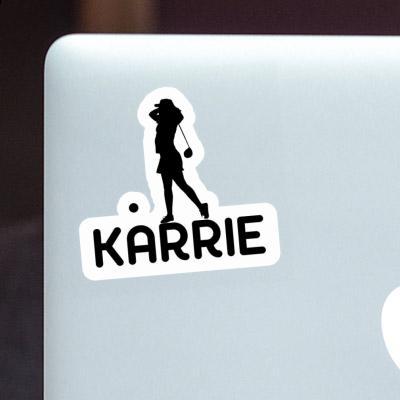 Autocollant Golfeuse Karrie Laptop Image