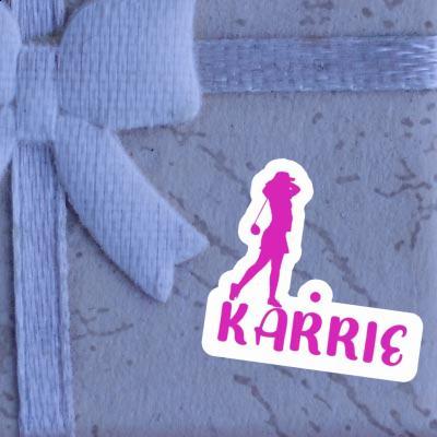 Sticker Golfer Karrie Notebook Image