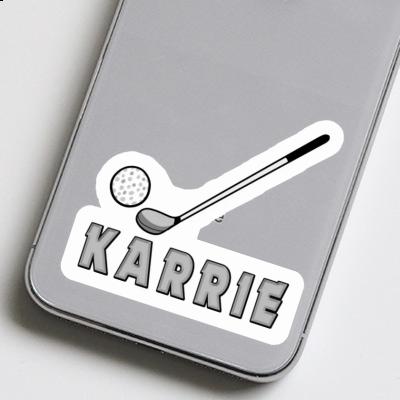 Karrie Autocollant Club de golf Laptop Image