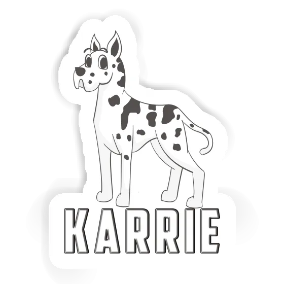 Aufkleber Dogge Karrie Image