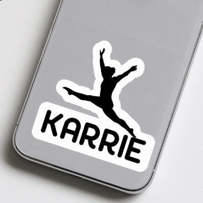 Karrie Sticker Gymnastin Notebook Image