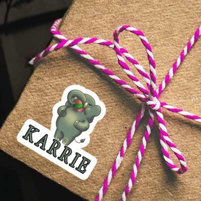 Sticker Elefant Karrie Notebook Image