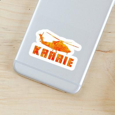 Sticker Helicopter Karrie Laptop Image