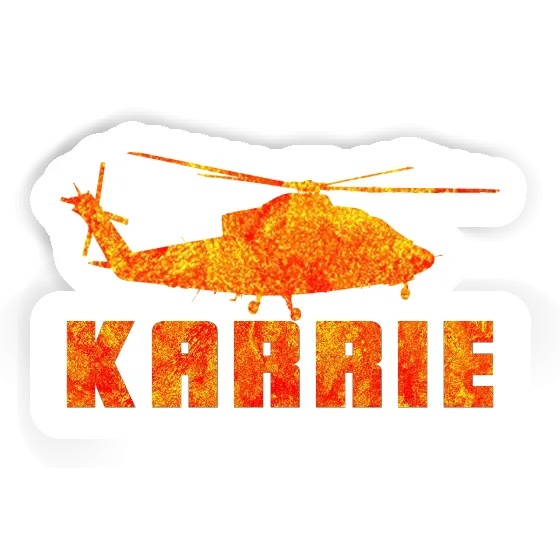 Sticker Helicopter Karrie Notebook Image