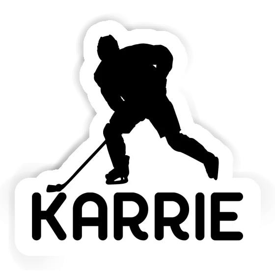 Autocollant Joueur de hockey Karrie Notebook Image