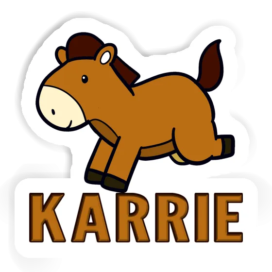 Karrie Sticker Horse Laptop Image