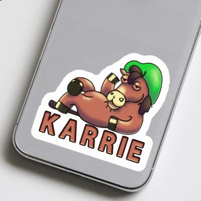 Sticker Lying horse Karrie Gift package Image